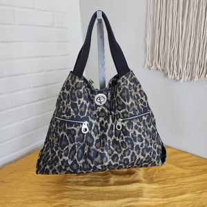 Baggallini animal print handbag